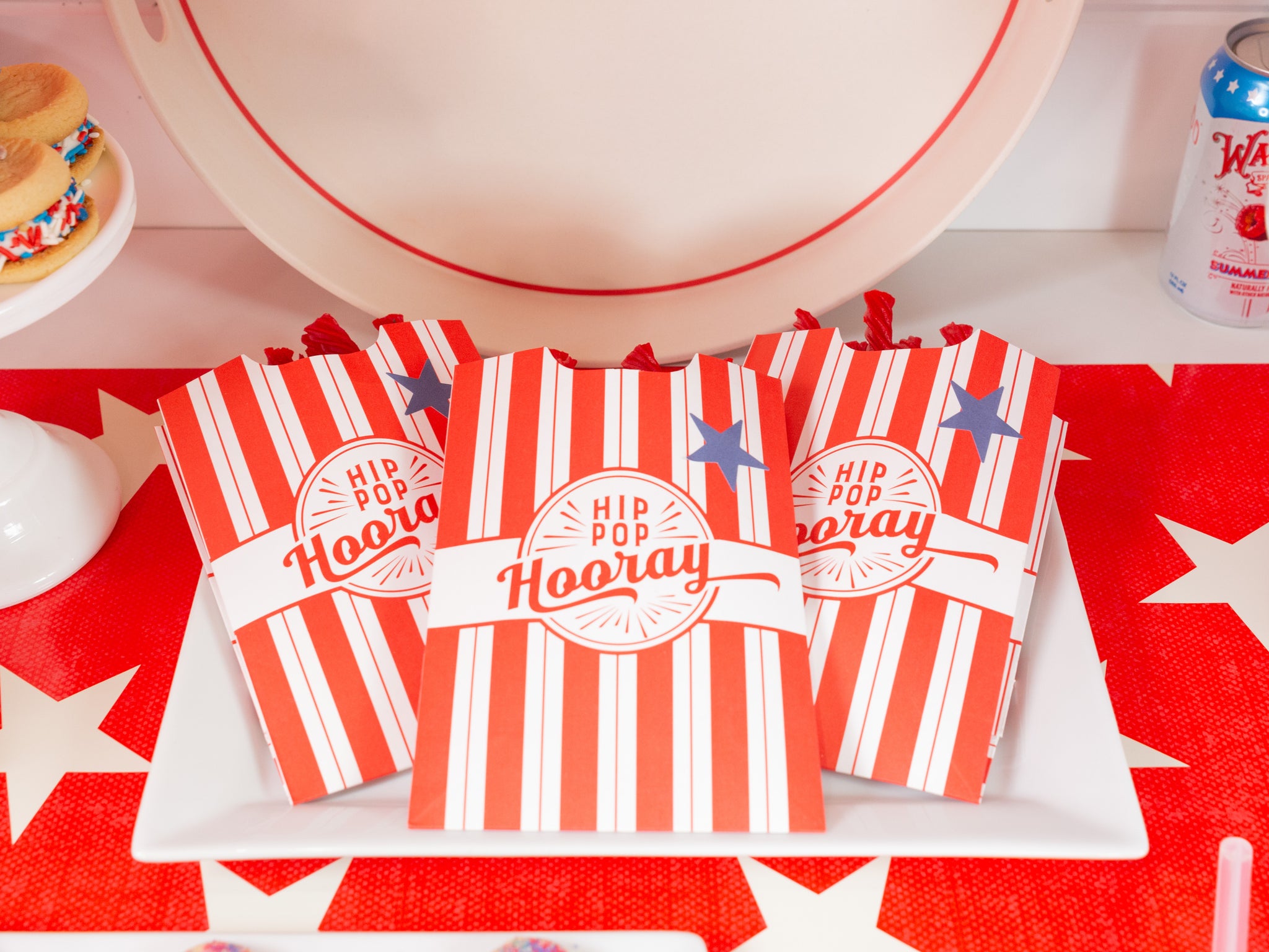 Patriotic popcorn bag | The Party Darling