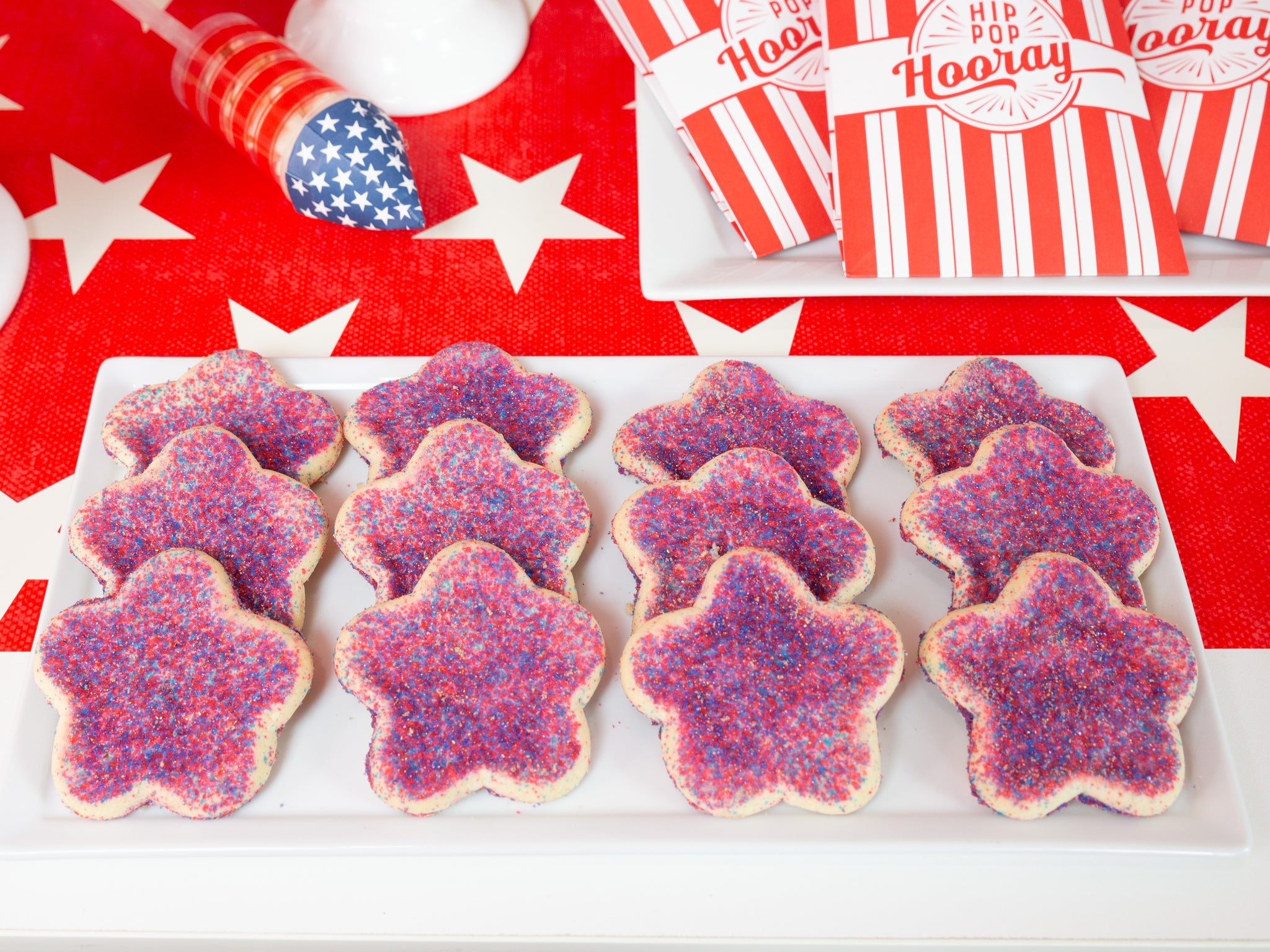 Patriotic star cookies | The Party Darling