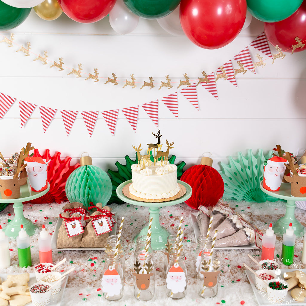 jadeite cake stands for christmas party