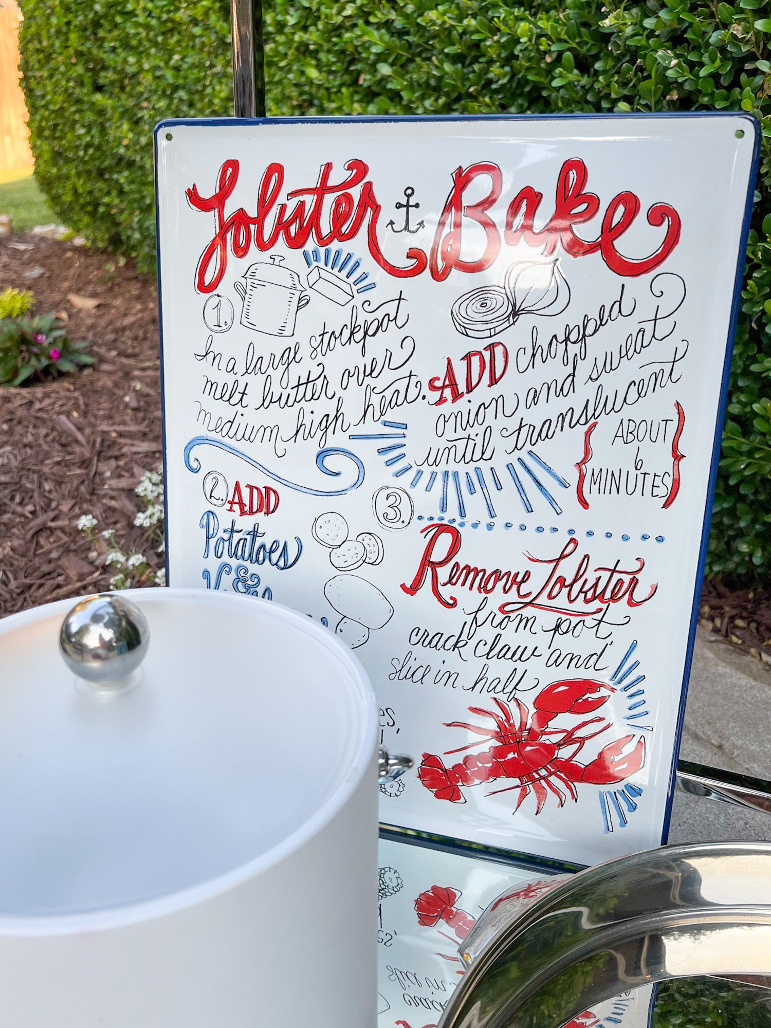 Lobster Bake Sign | The Party Darling