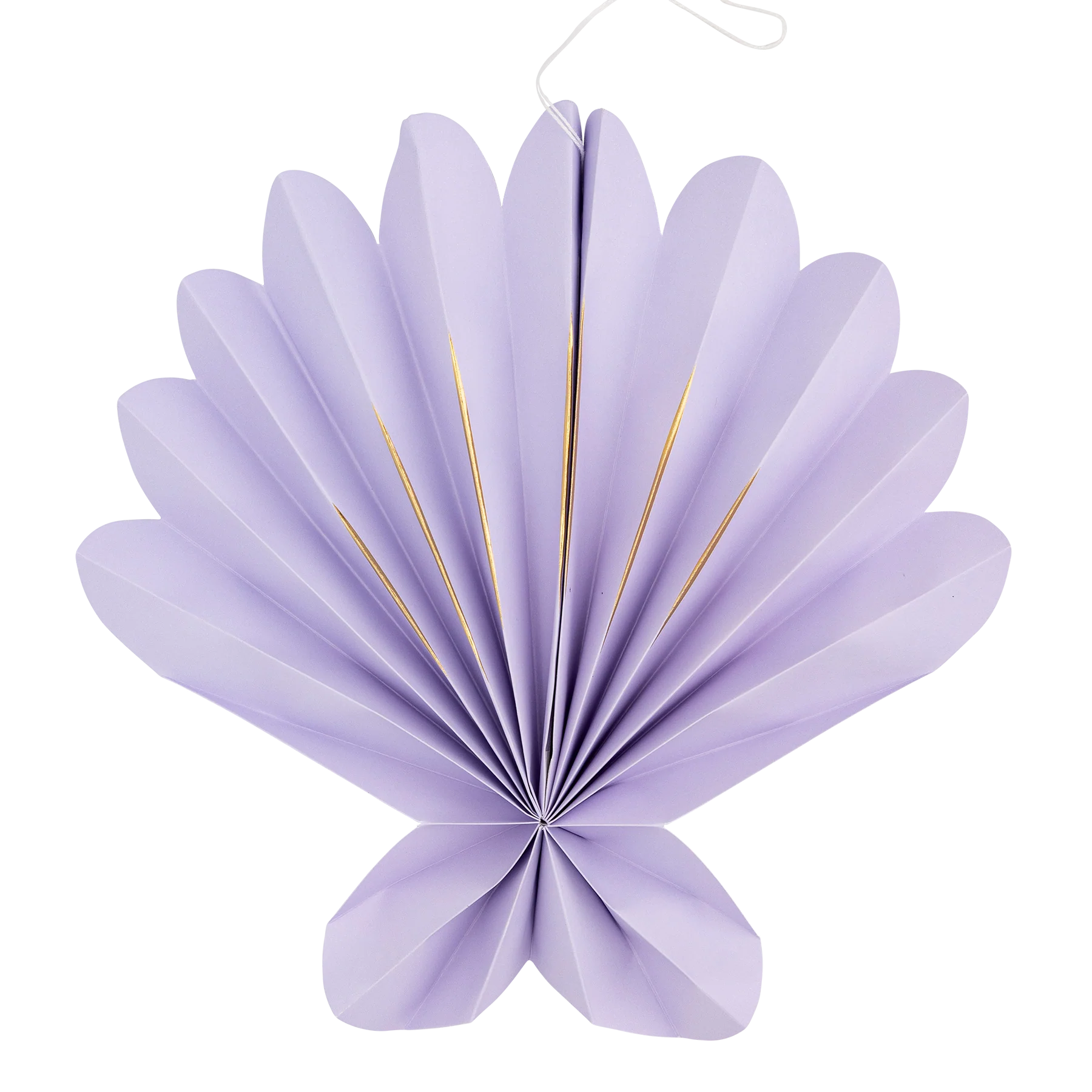 Mermaid Under the Sea Paper Fan Decorations 6ct