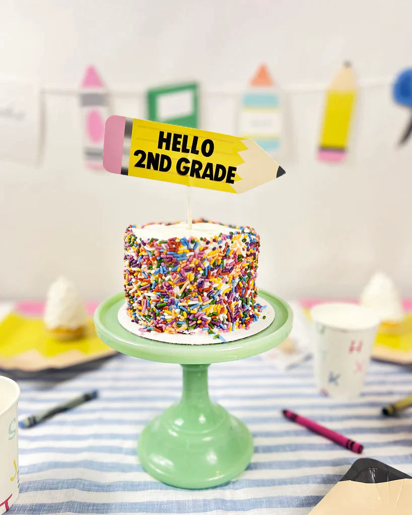 Back to School Custom Cake Topper | The Party Darling