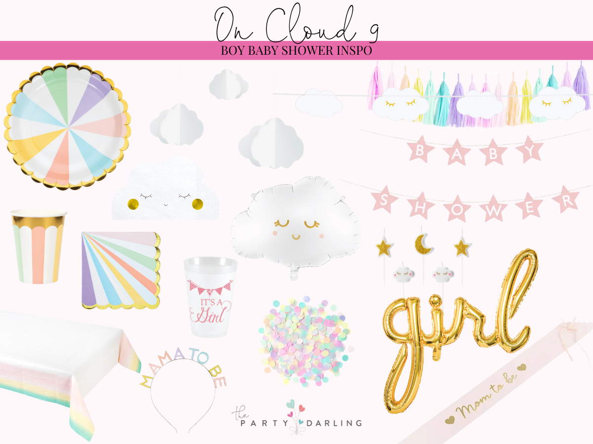 On Cloud 9 Baby Shower | The Party Darling