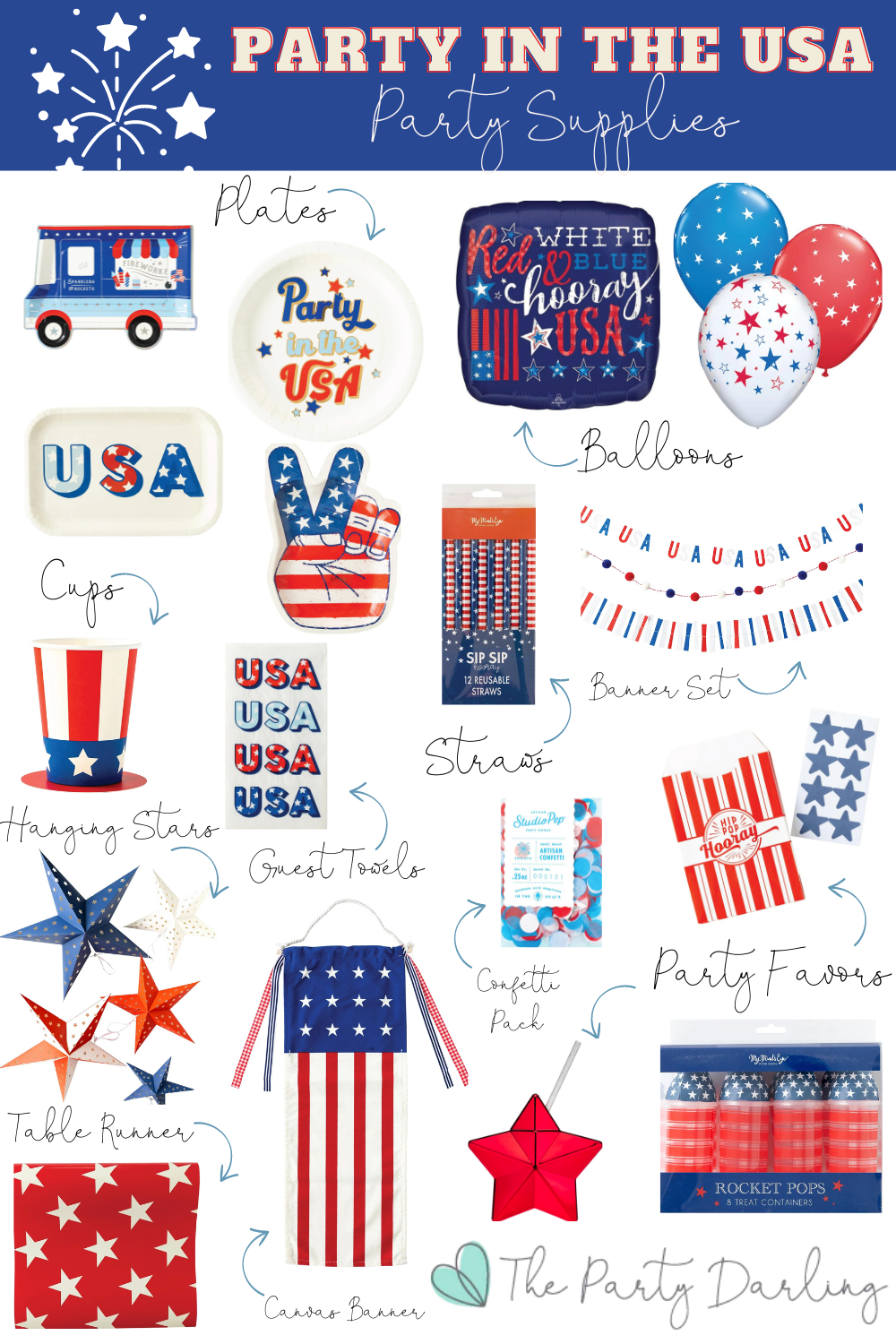 Party in the USA Summer Party Inspiration