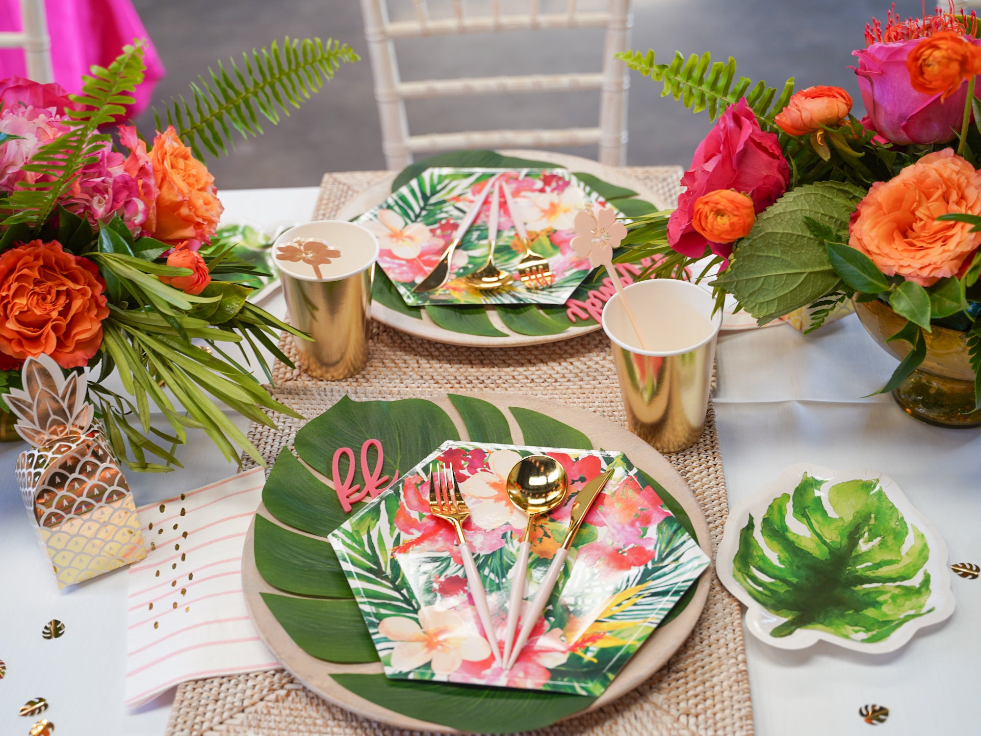 Tropical Party Table Decorations for Adults | The Party Darling