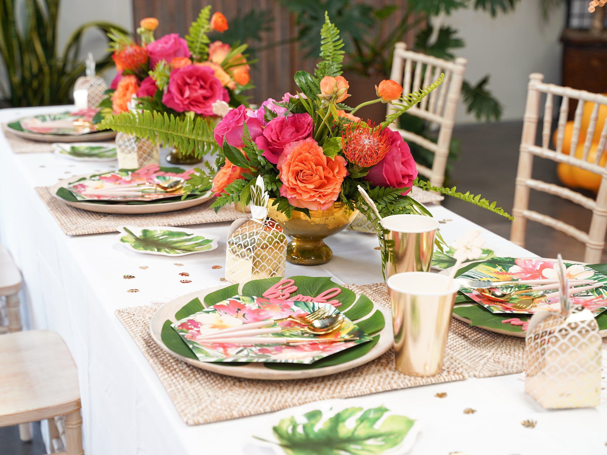 Tropical Party Table Decor Ideas | The Party Darling