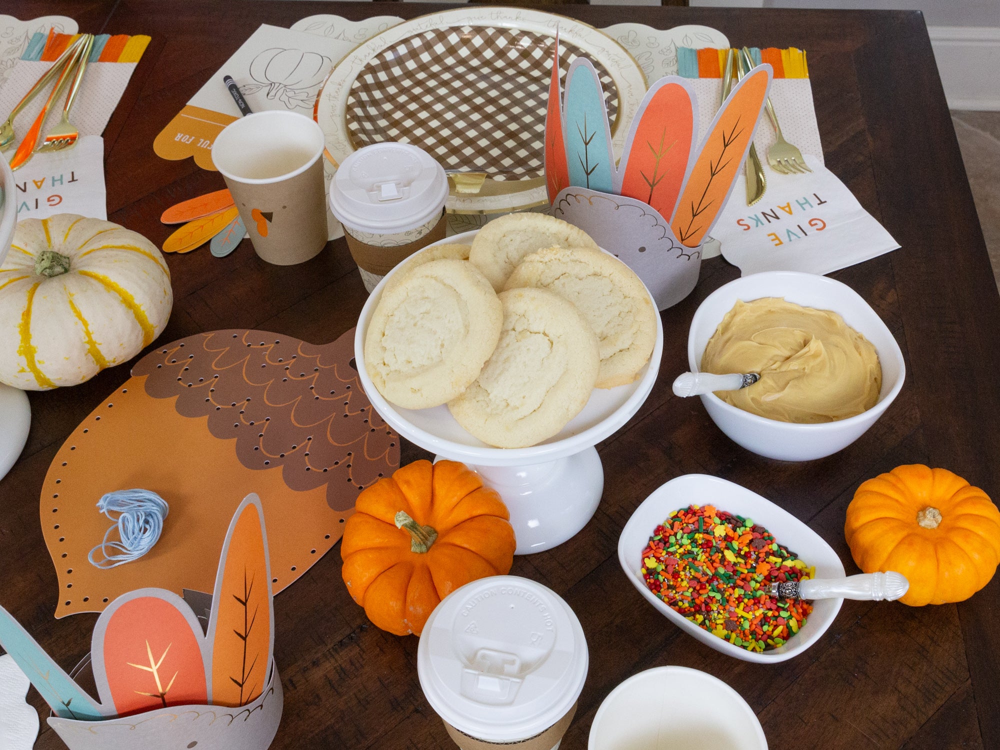 Thanksgiving Cookie Decorating | The Party Darling