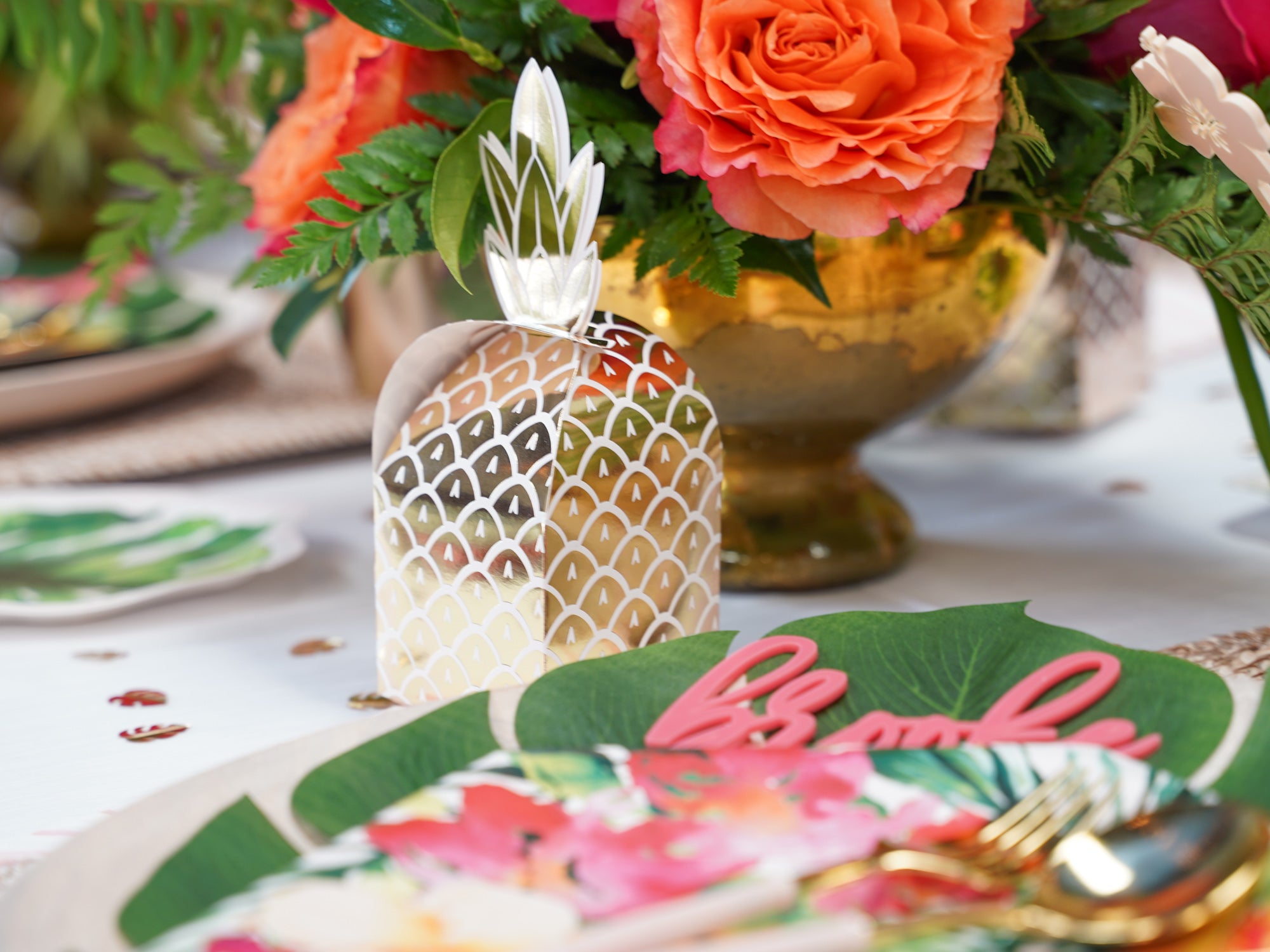Tropical Pineapple Treat Box | The Party Darling