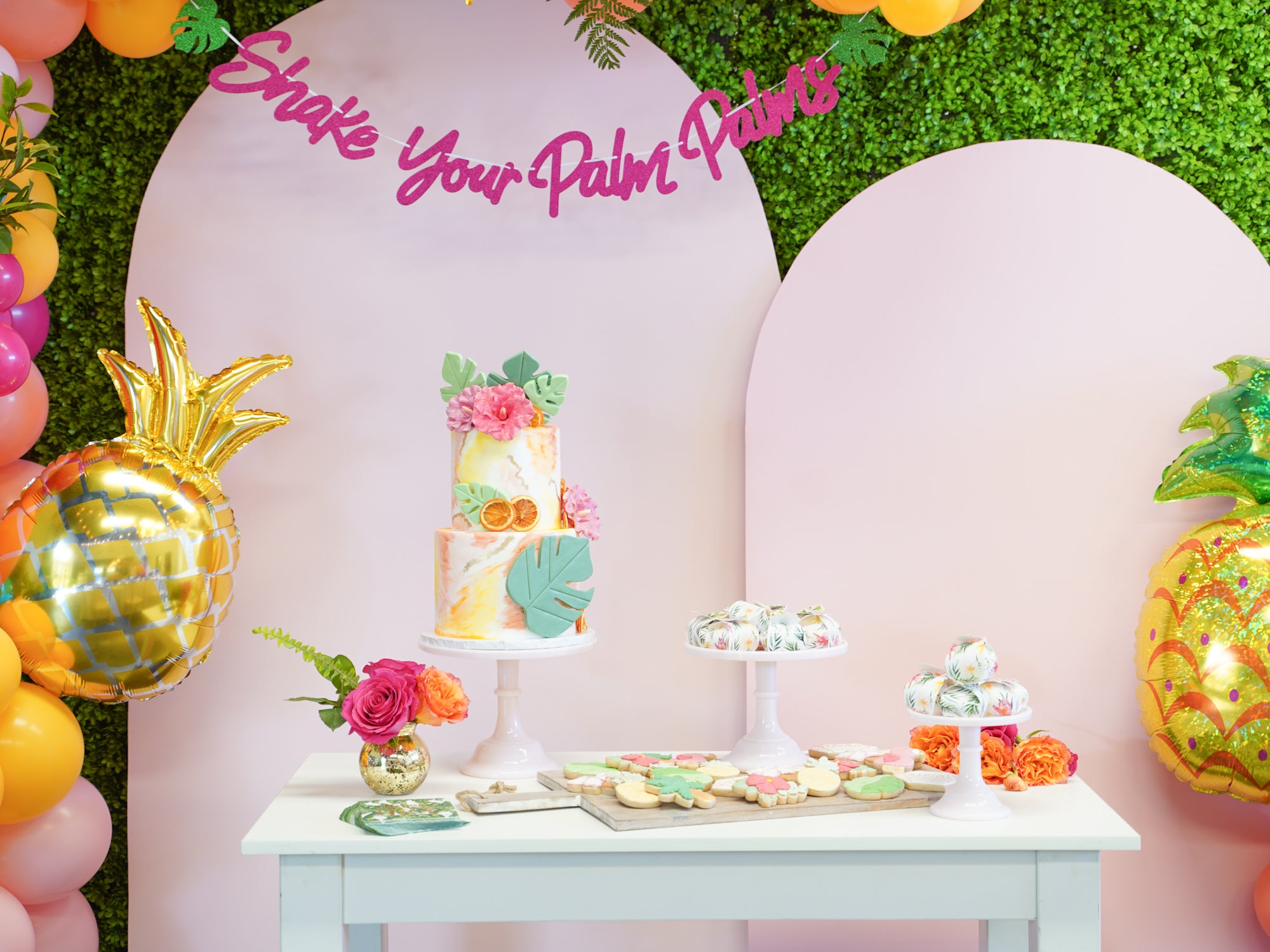 Tropical Dessert Table Ideas | The Party Darling