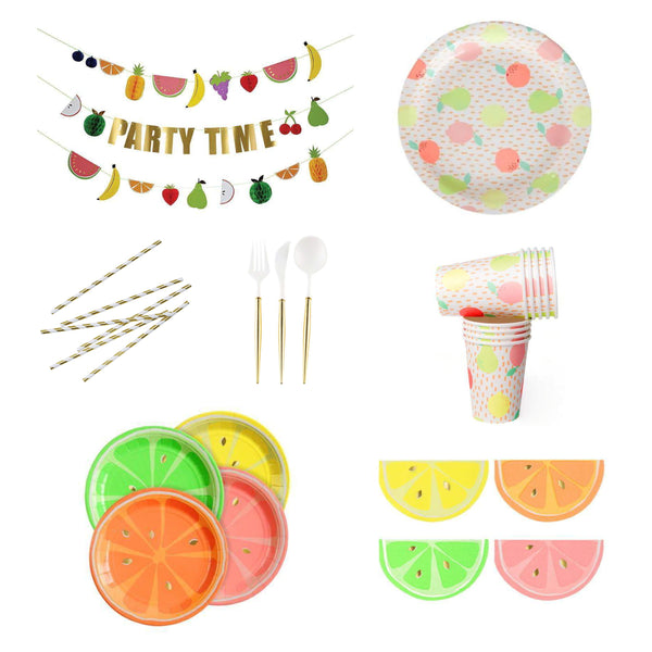 tutti frutti birthday party kit