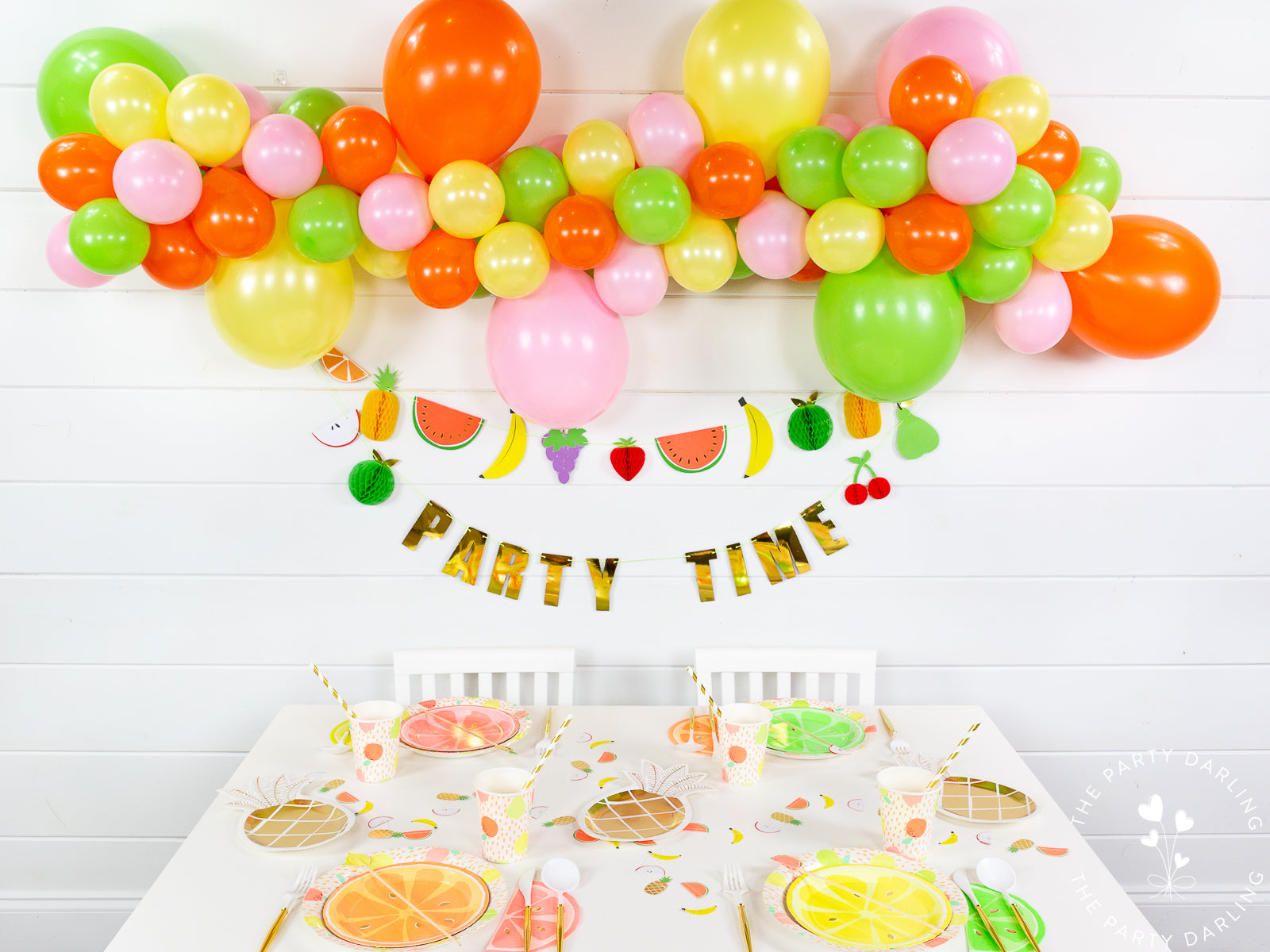 tutti frutti birthday party decorations