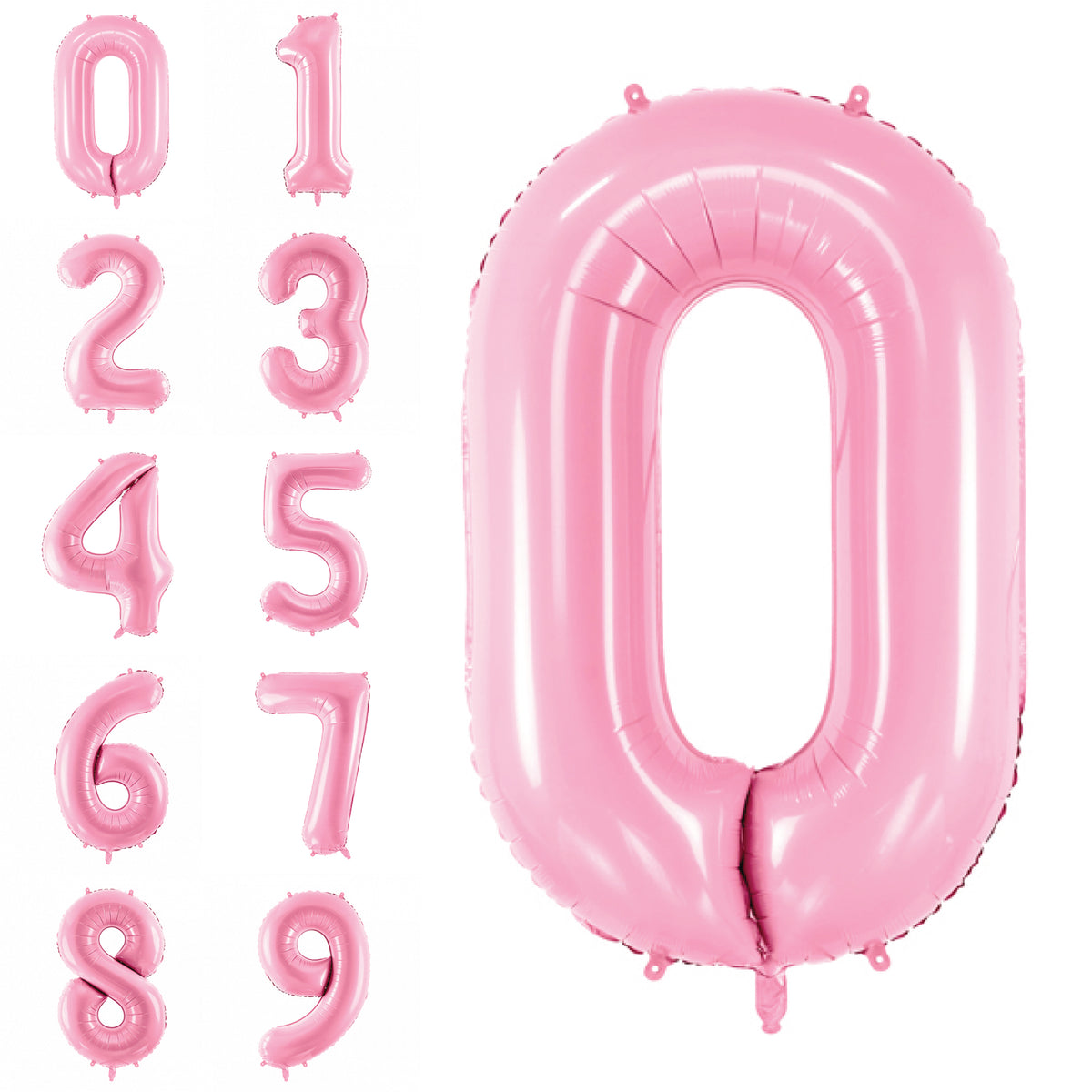 pink number 0