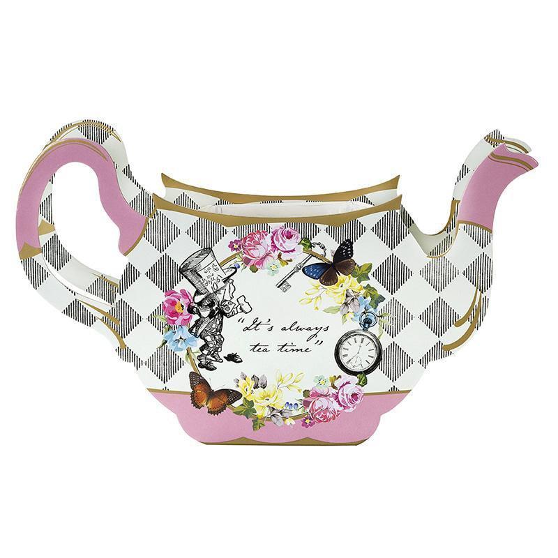 4m Tea Pot Bunting, Alice in Wonderland Party Decorations, Garden