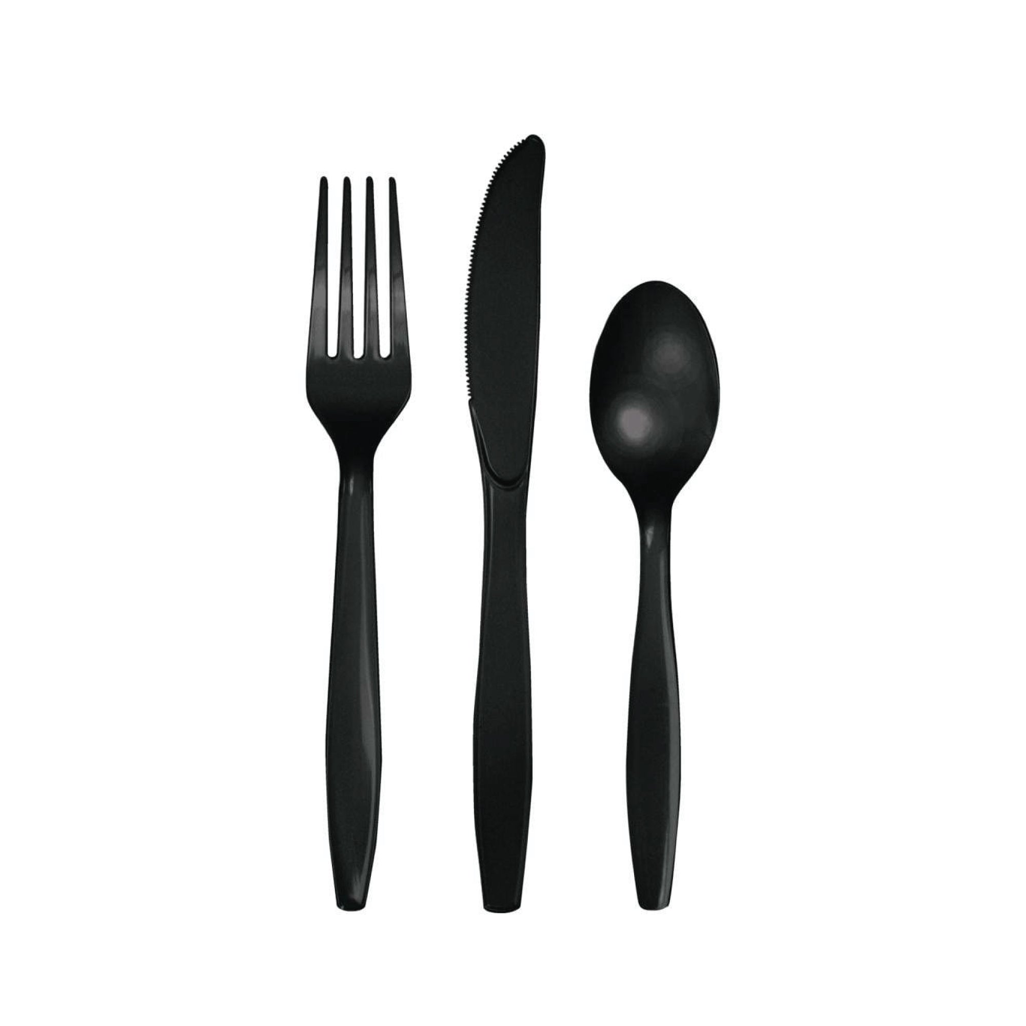 Infinity Black Cutlery Combo 8 ct