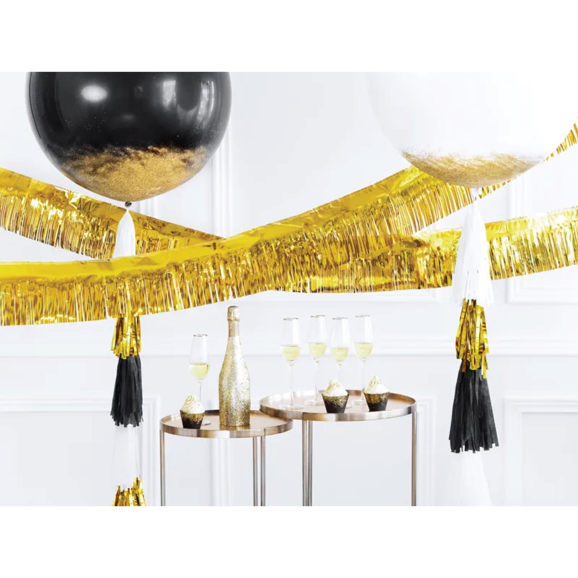 Silver Iridescent Tinsel Fringe Garland – Sprinkle BASH