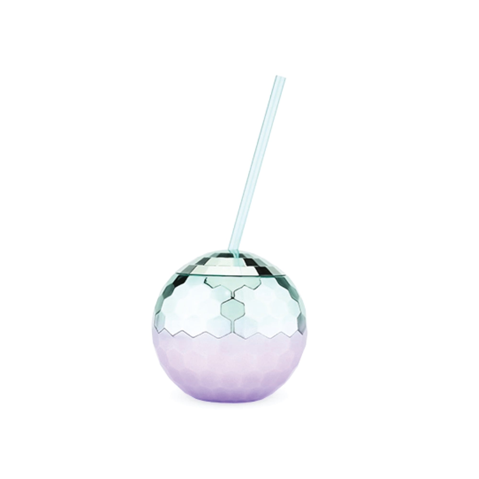 Blush Silver Disco Ball Cup With Lid And Straw, 16 Ounce Cute Sparkly  Glitter Cocktail Cup, Set Of 1, Party Supplies : Target