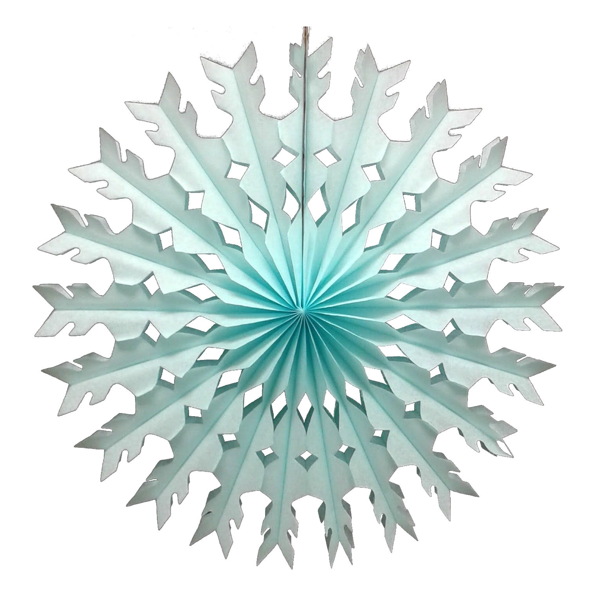 Devra Mint Tissue Paper Fan 18 | The Party Darling