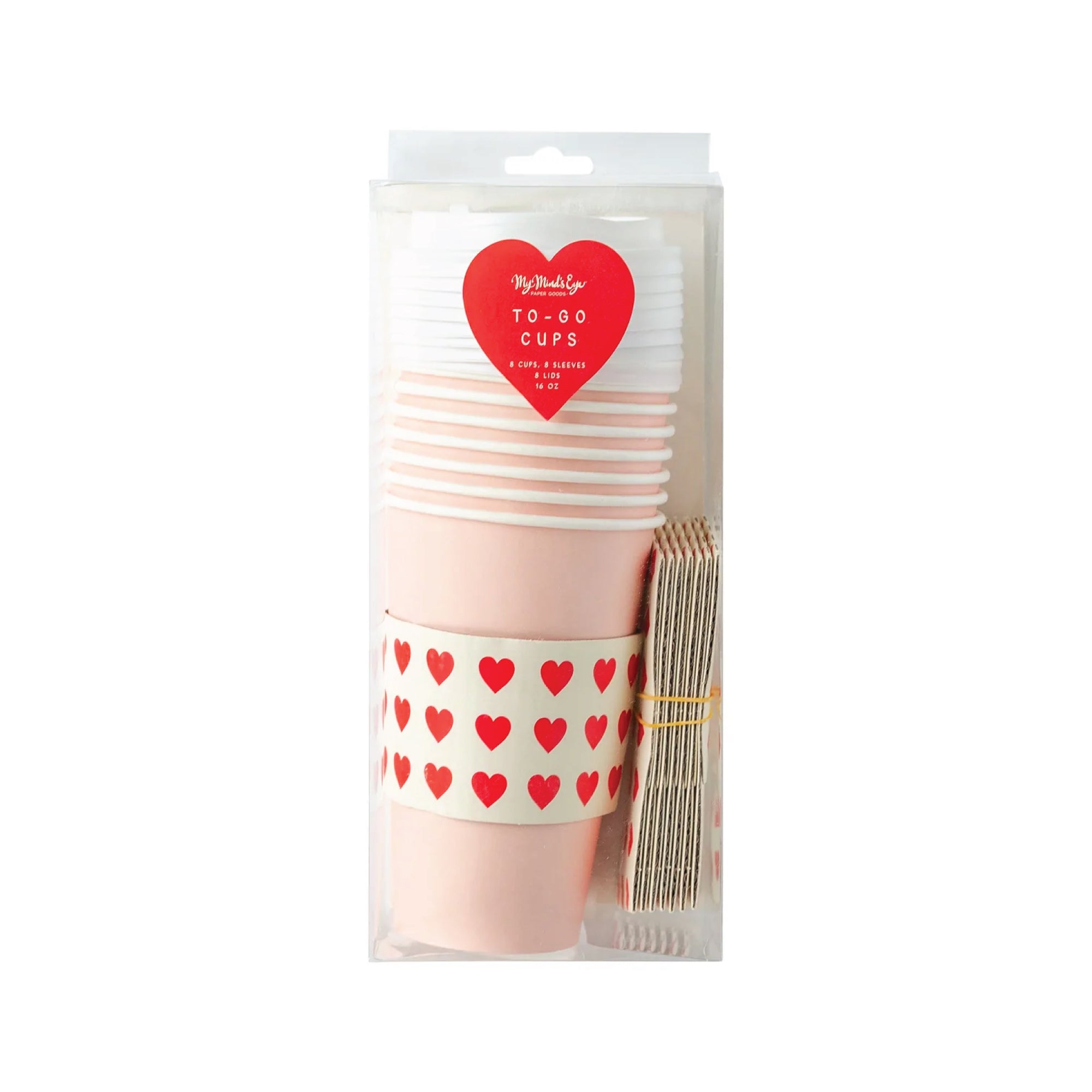 Valentine's Day Paper Cups 8ct