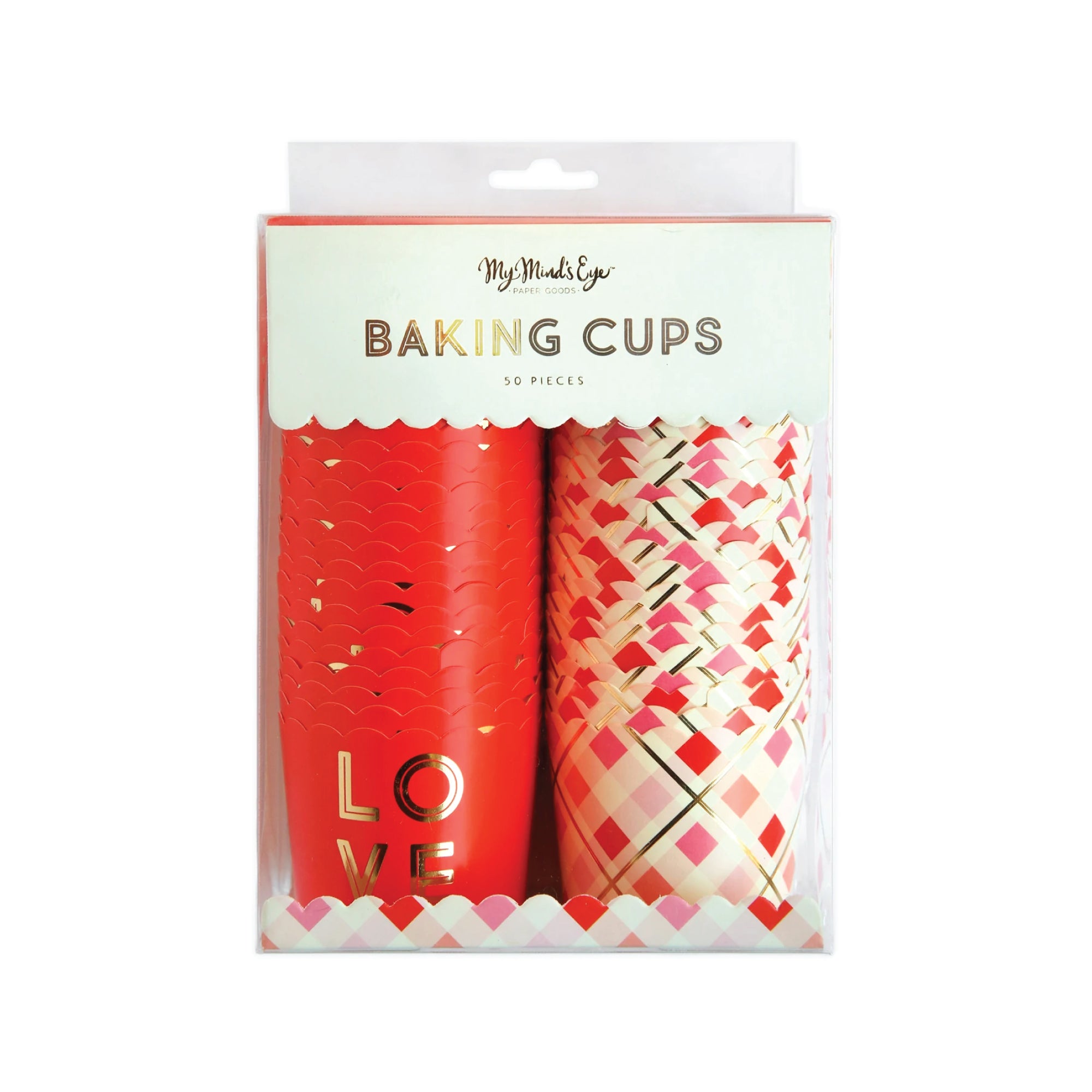 JUMBO Pink Sketch Hearts 8 oz Baking Cups (40 ct) – Pine & Moss