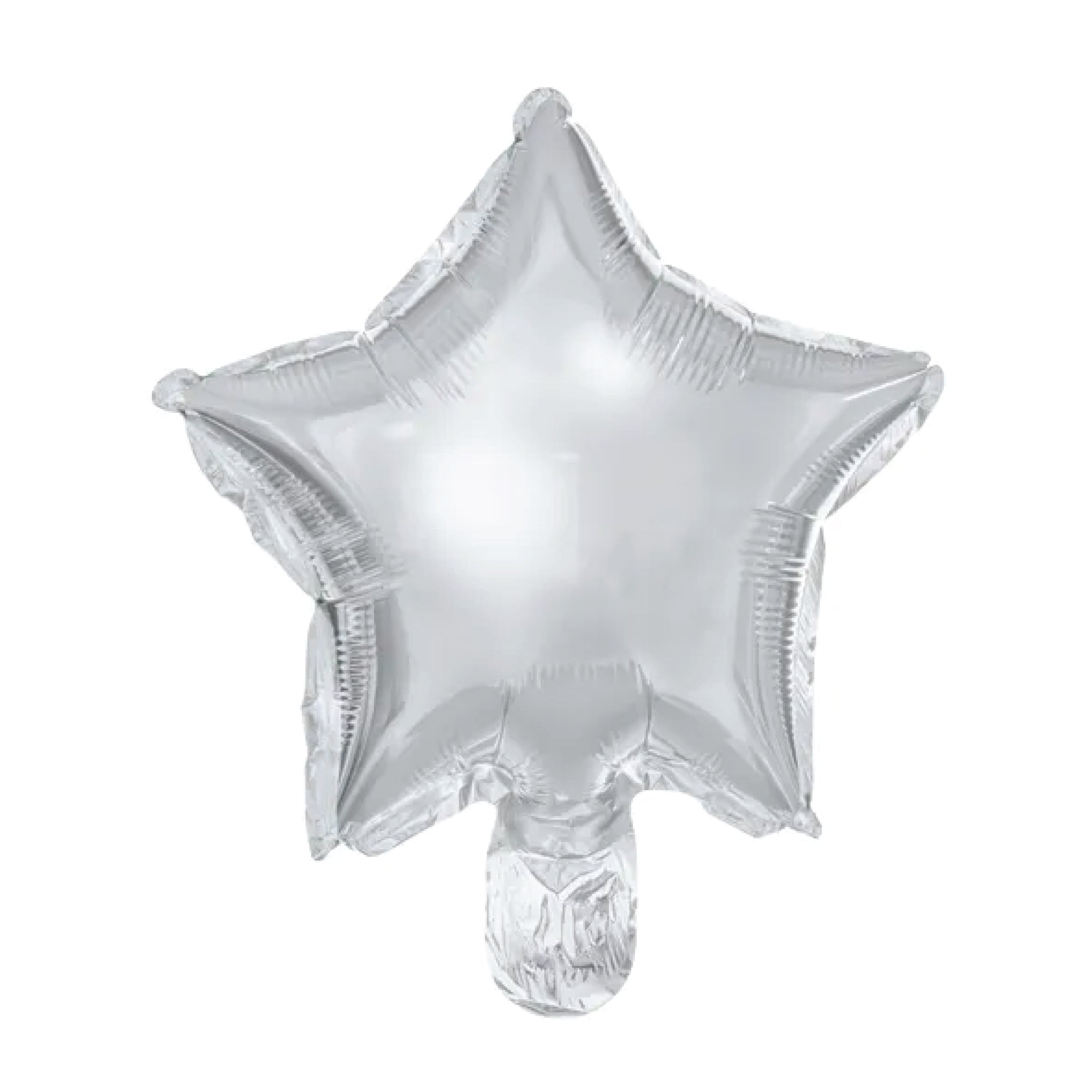 Silver Star Foil Balloon, 19in