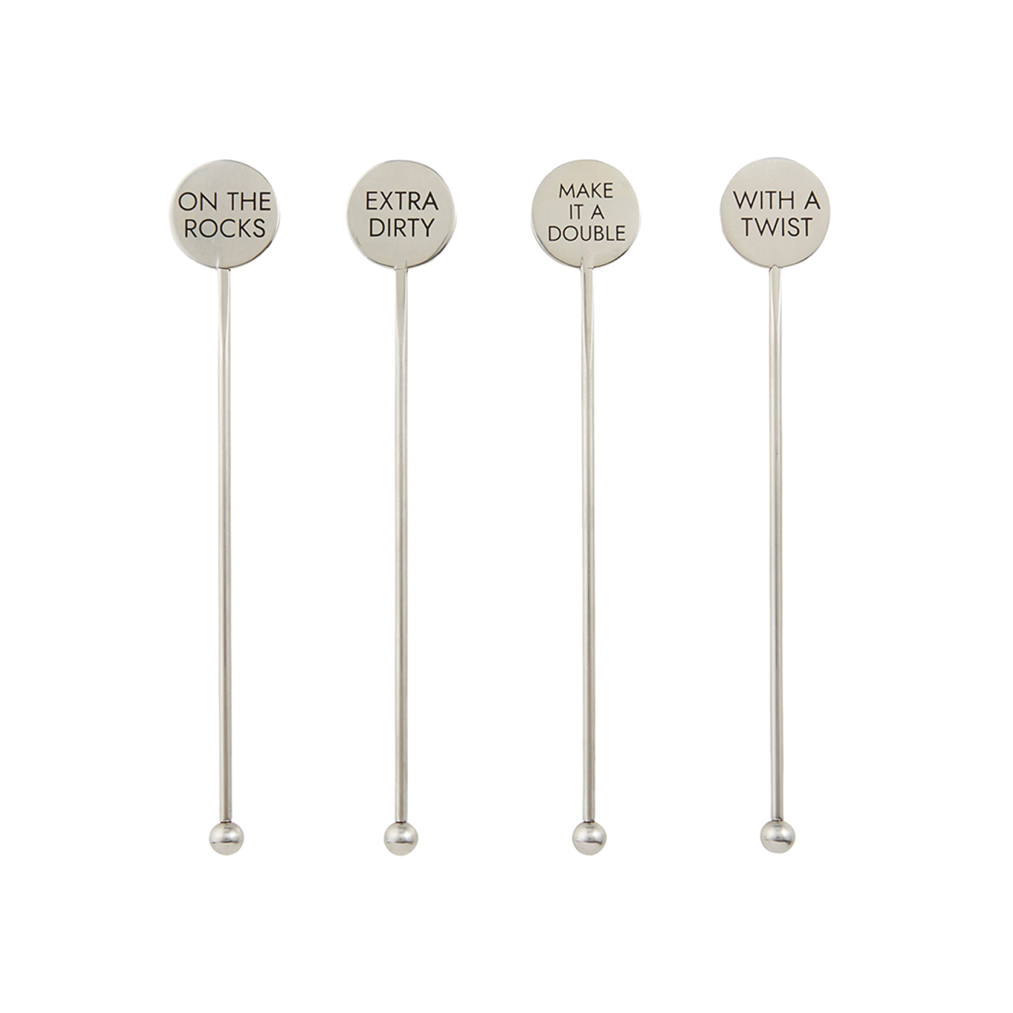 Gold Jingle Bell Drink Stirrers 8ct