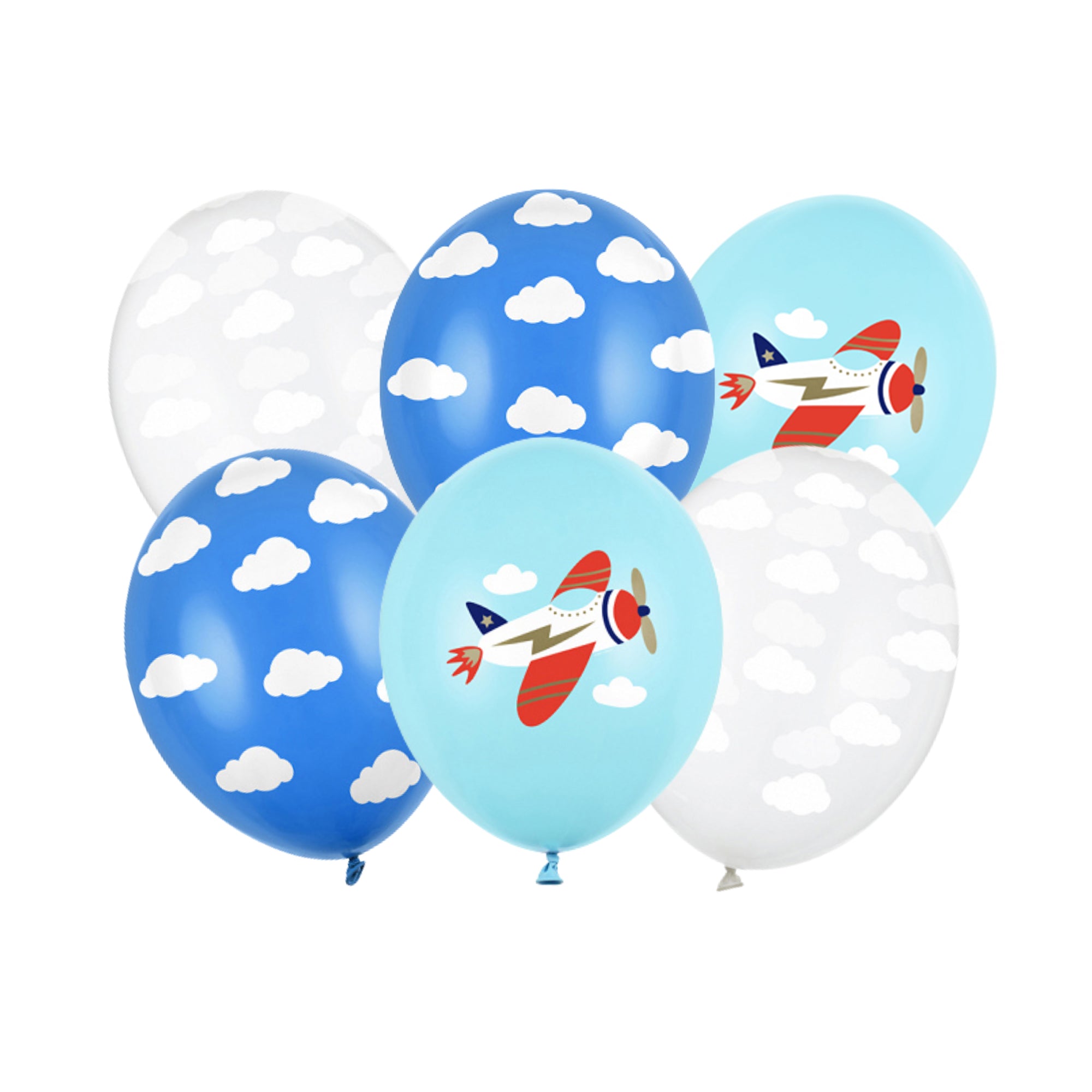 Birthday Blue And Gold Dots Balloon Bouquet - Delivery by Everyday