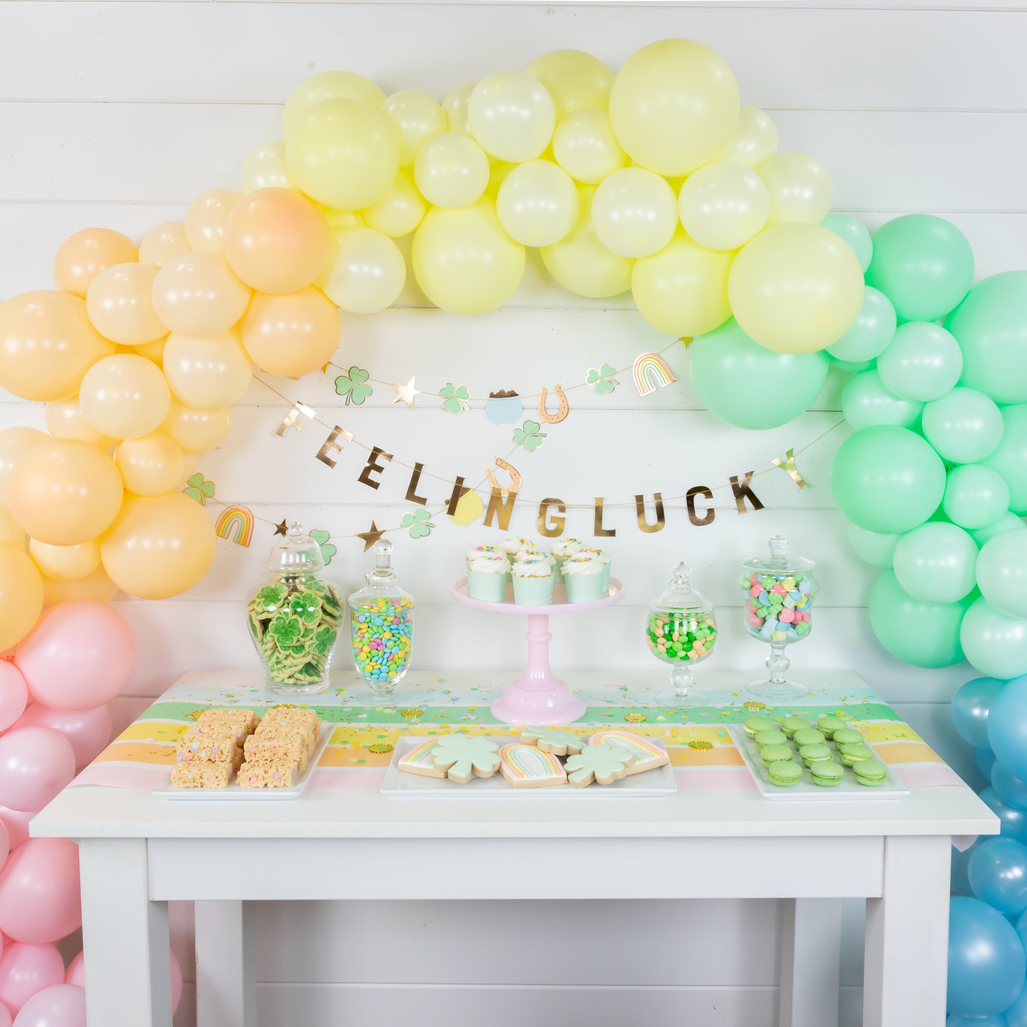 Pastel Rainbow Stars Garland