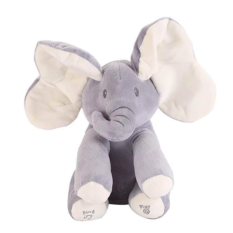 singing elephant with moving ears