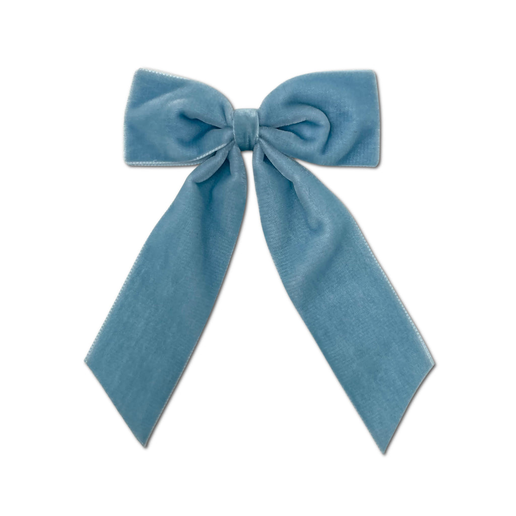 real blue ribbon bow