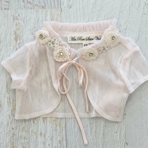 Baby and child Pixie Capelet. Blush. – Miss Rose Sister Violet