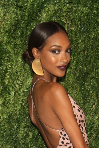 Jourdan Dunn wearing Chanel lipstick