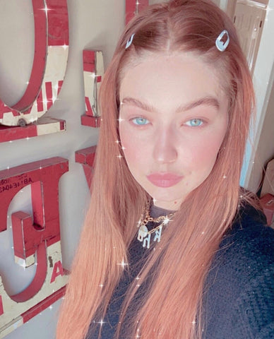 Gigi Hadid Instagram - Copper Hair