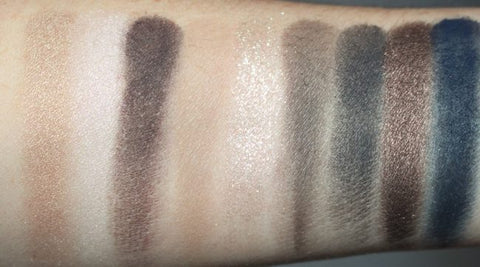 swatches bobbi brown eyeshadow palette