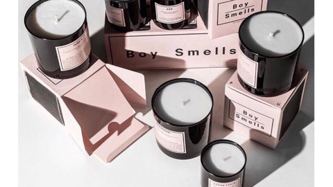 boy smells candles uk