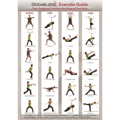 30 Dynamic Exercises Wall Chart