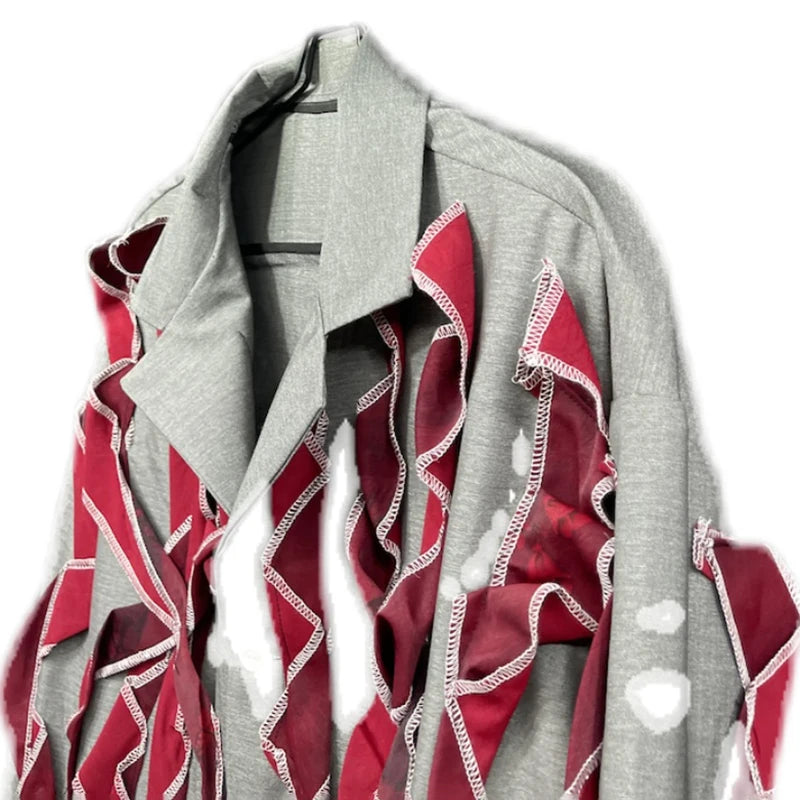 LUX Ribbon Button Up Shirt