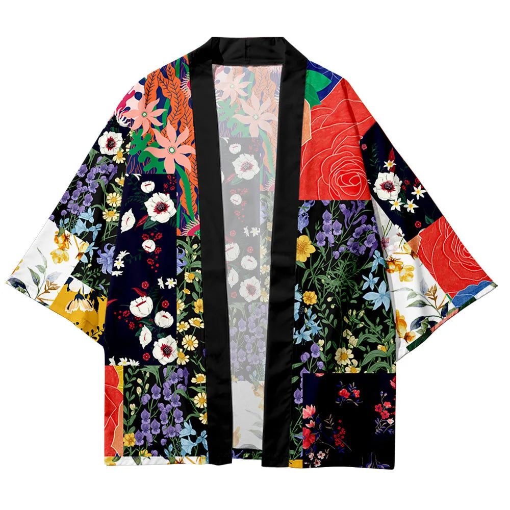 Japanese Angel Floral Kimono