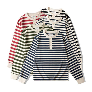 Sailor's Stripe Long Sleeve Henly - limetliss