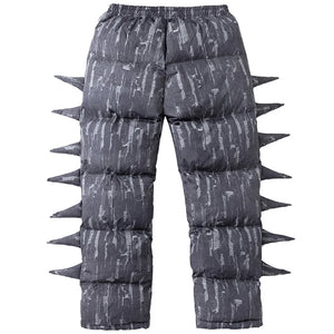 Spiked Down Puffer Pants - limetliss
