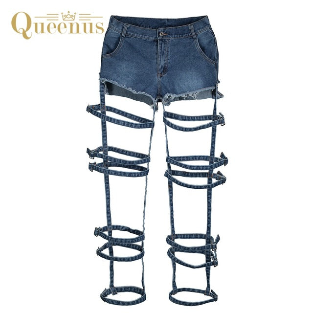 Betere Extreme Cut Out Ripped Jeans – awashdress ZG-24