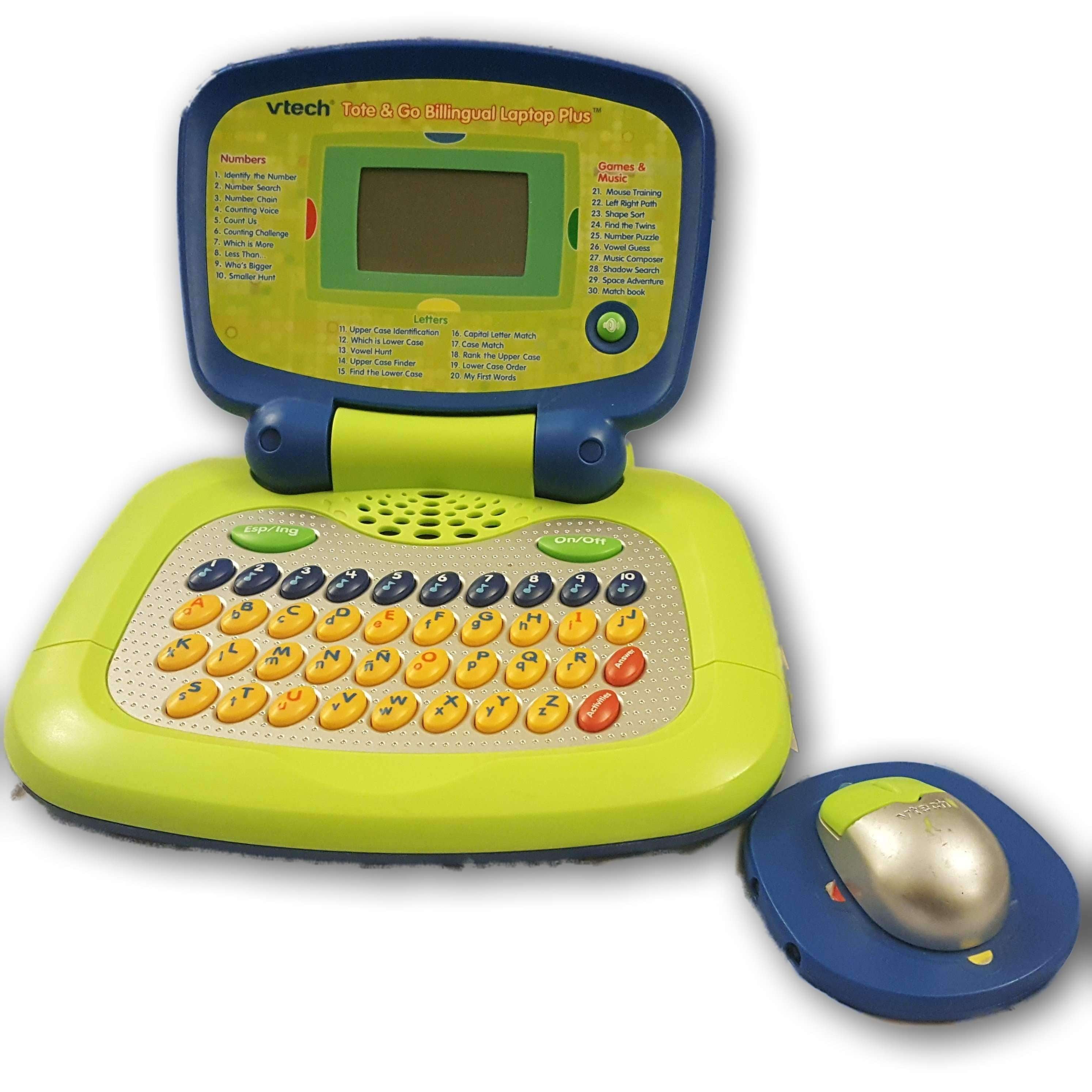 Toys, Vtech Tote N Go Laptop With Mouse