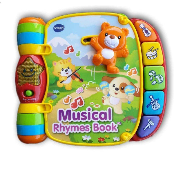 Vtech Musical Rhymes Book Battery : Vtech Pink Storytime Rhymes Musical ...