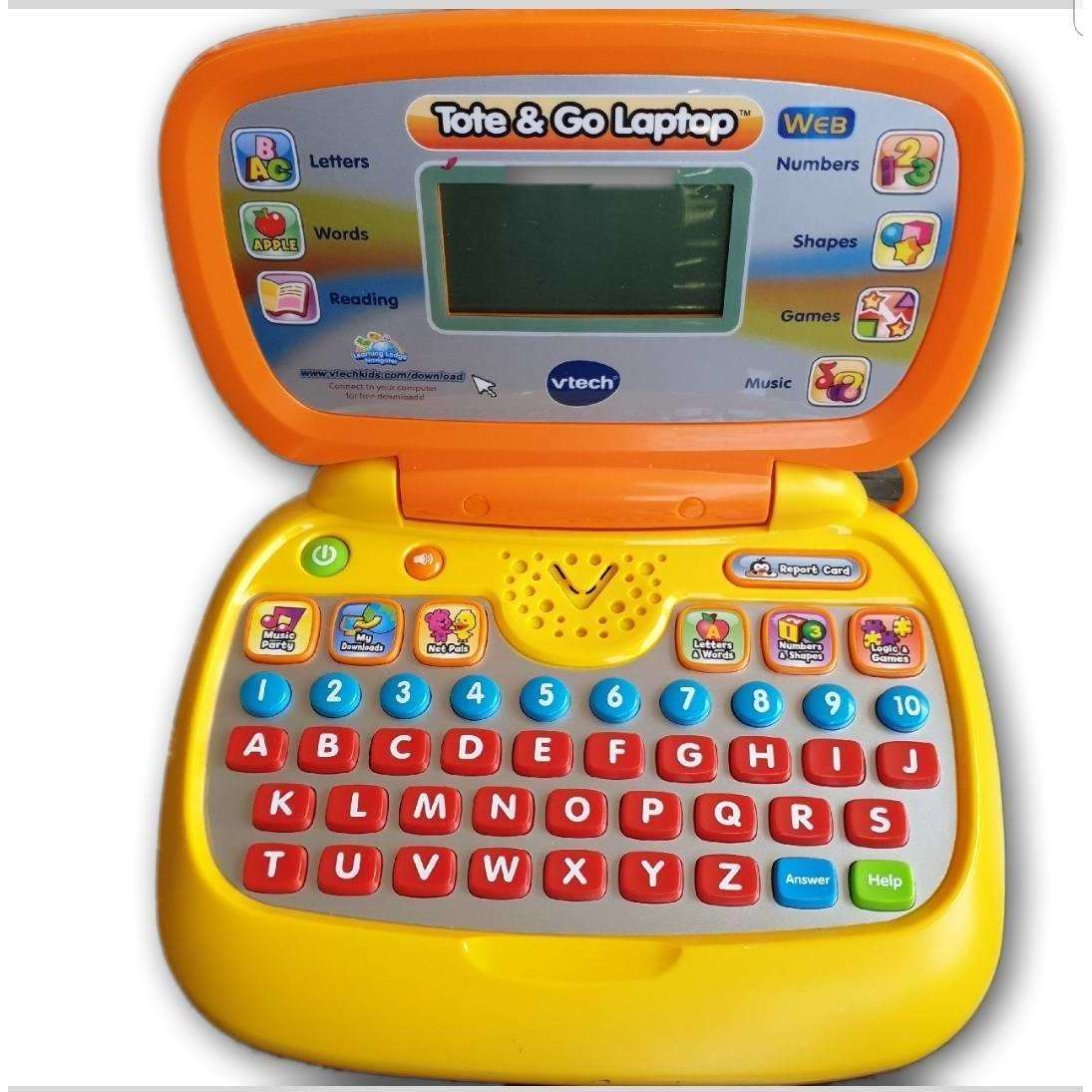 Vtech Tote N Go Laptop Web Connect- orange – Toy Chest Pakistan