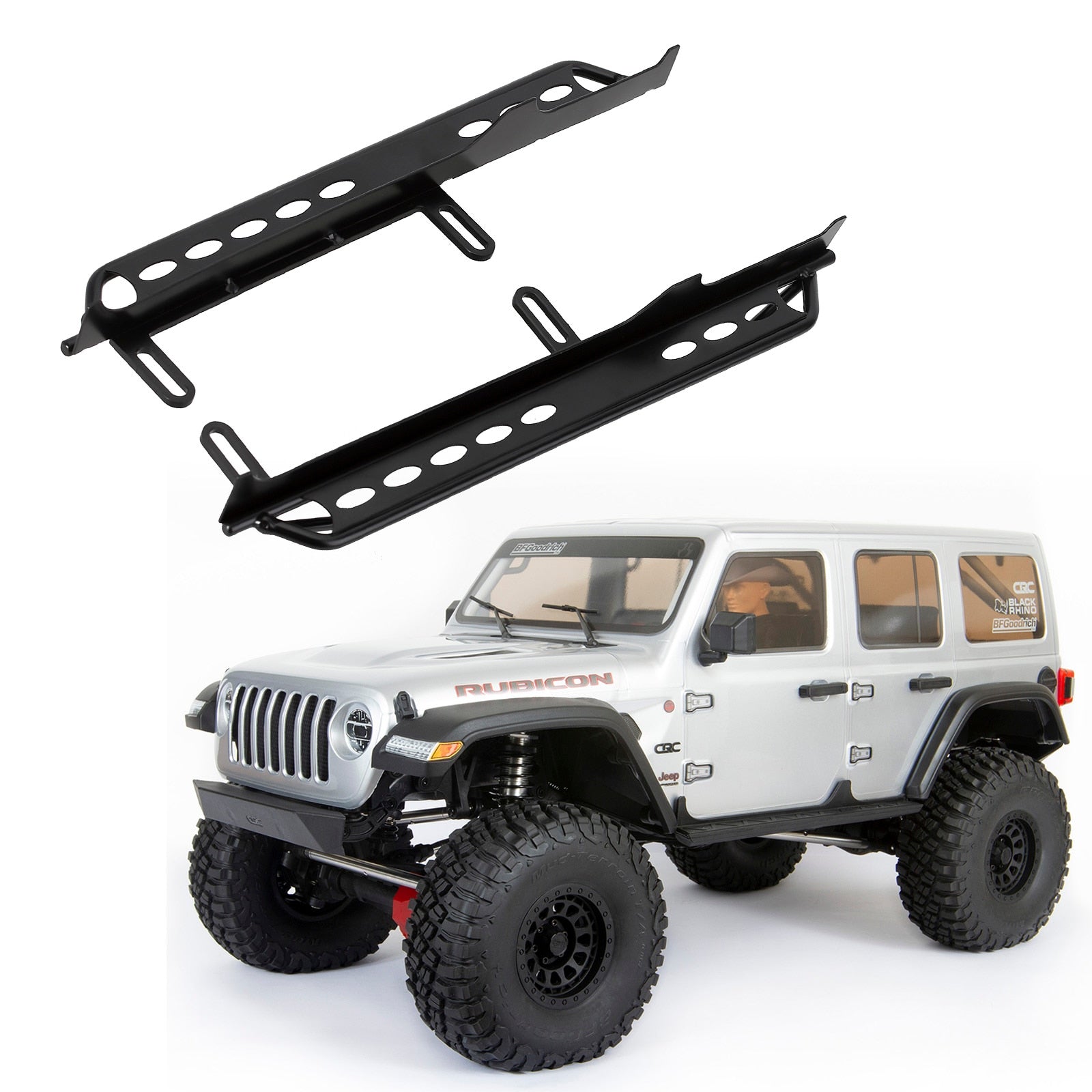 Rock Sliders Metal Pedal For 1/6 RC Crawler Car Axial SCX6 Jeep JLU Wr –  JTeamhobbies