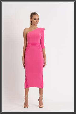 Pink Midi Dress