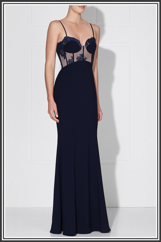 Empress Gown - French Navy