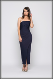 Bariano Fuscia Maxi Dress - Midnight Blue