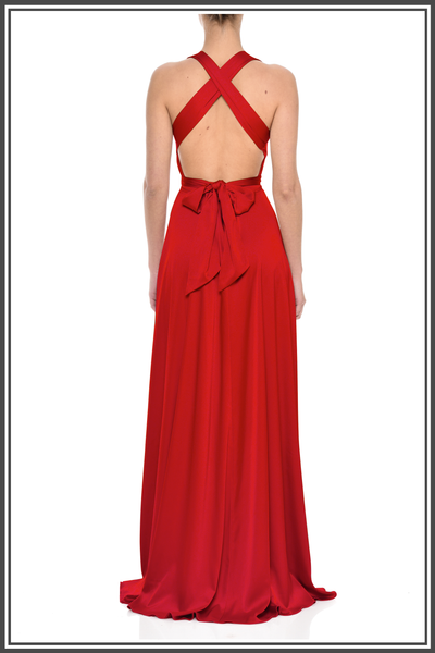 Red Gracie Maxi Dress by Nadine Merabi. Red Nadine Merabi Maxi Dresses