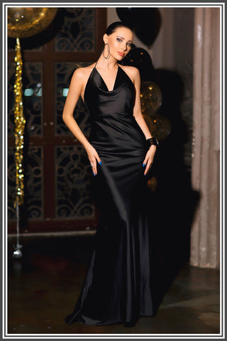 Jadore Abi Gown in Classic Black - Jadore Dresses and Gowns
