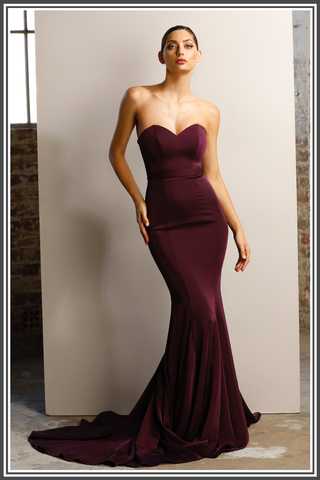 Jadore Emily Dress in Plum